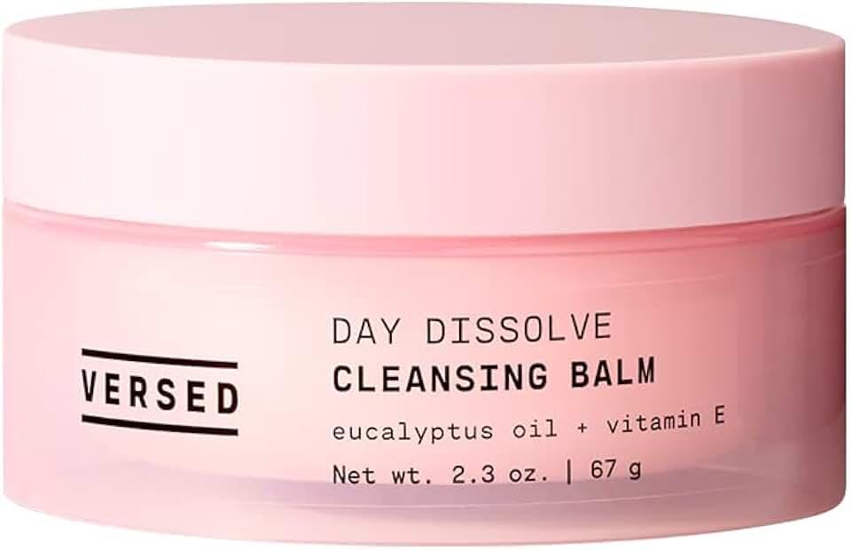 Versed Day Dissolve - Bálsamo limpiador suave a base de aceite lechoso para eliminar el maquillaje, la suciedad y el ace