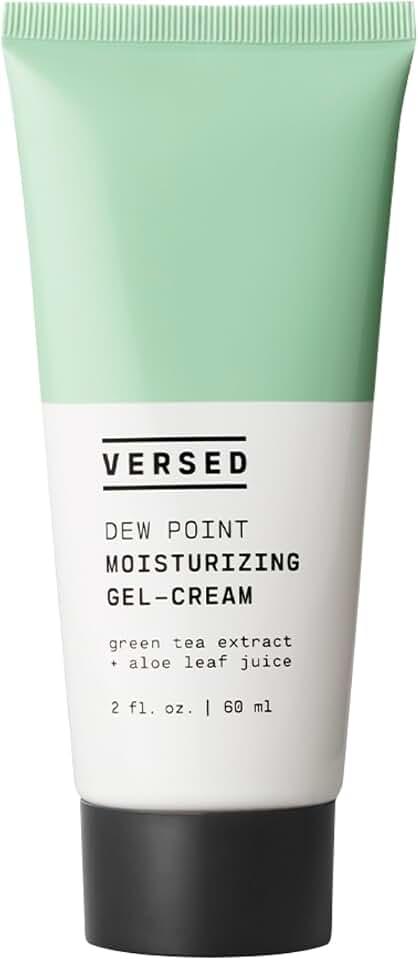Versed Dew Point - Crema hidratante facial de gel ligero diario para piel hidratada y rebotante, absorción rápida, no gr