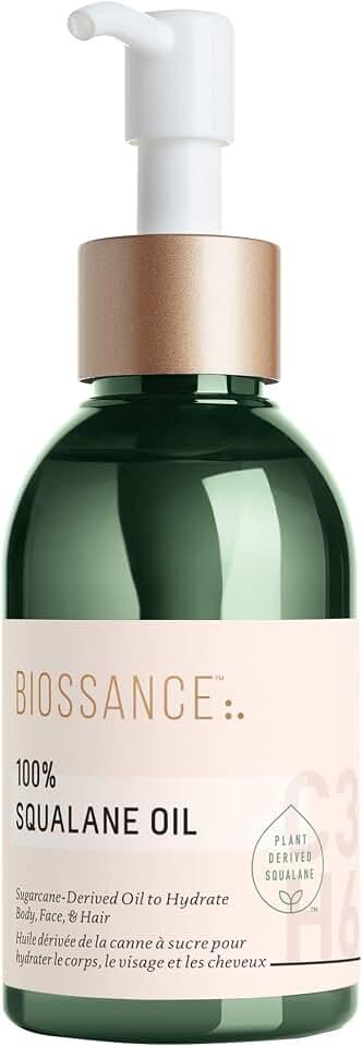 Biossance 100% aceite de escualano. Aceite de escualano facial y corporal sostenible, puro y vegano derivado de caña de 
