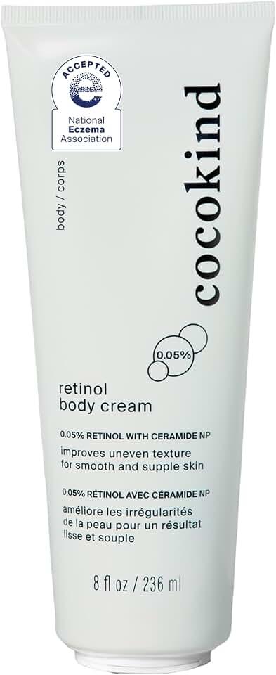 Cocokind- Crema corporal con retinol, tratamiento para una piel joven y joven, para todo tipo de pieles, incluidas las s