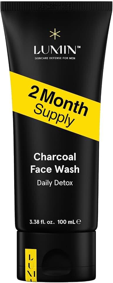 Lumin - Jabón facial de carbón, skincare masculino