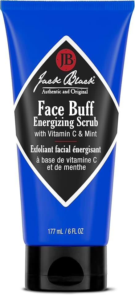 Face Buff Energizing Scrub by Jack Black for Men - 6 oz Scrub