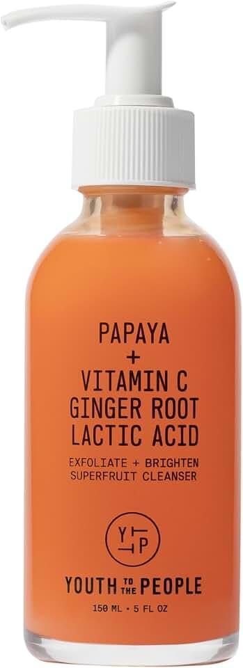 Youth To The People Limpiador Facial Exfoliante Suave Superfruit (145 Ml), Gel De Ducha Con Papaya Y Vitamina C, Exfolia