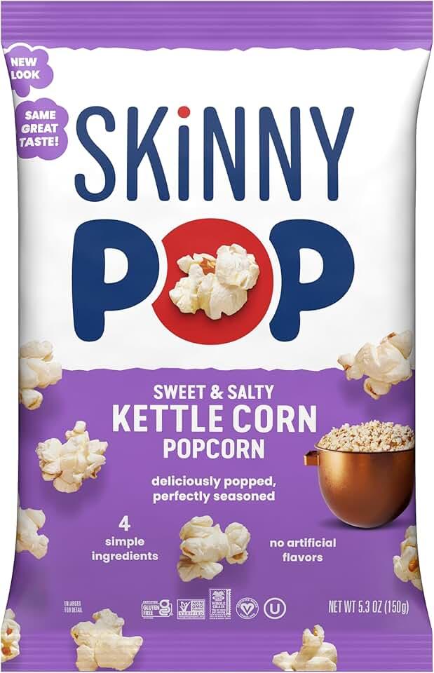 Palomitas de maíz SkinnyPop, naturalmente dulces