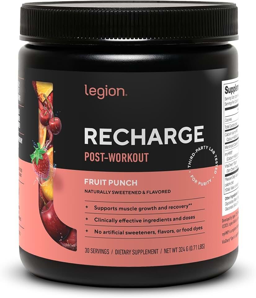 Legion recharge post workout con creatina 30 servs sfn fruit punch