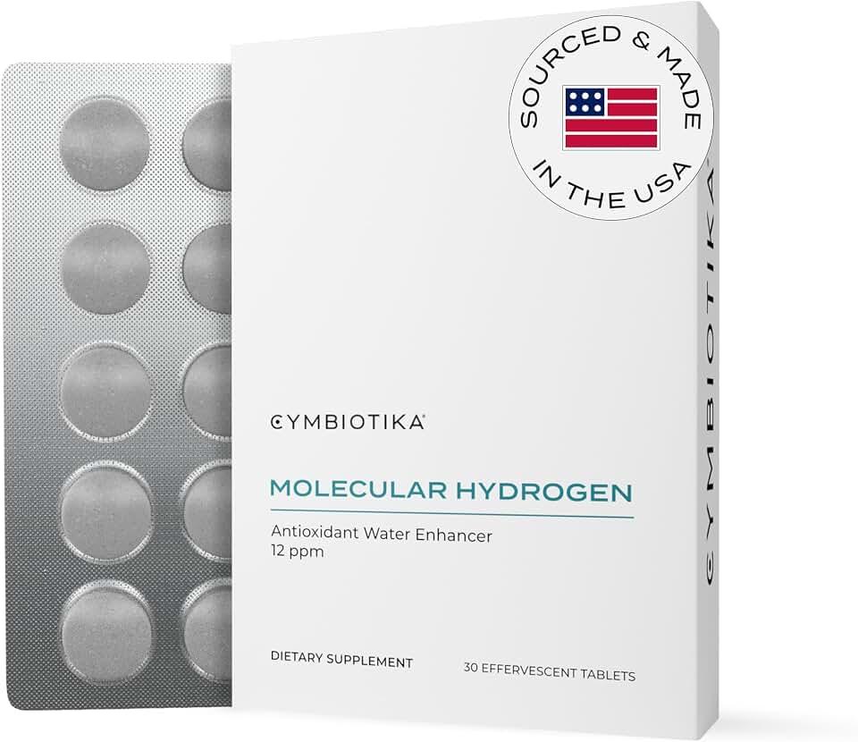 CYMBIOTIKA- “Tabletas de Agua de Hidrógeno Molecular con Magnesio, Potenciador de Energía, Sin Gluten, Bebida Keto Antio