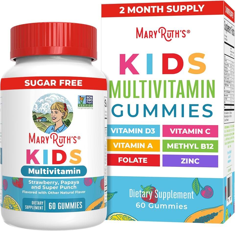 MaryRuth Organics Mary Ruth Organics | Kids Multivitamin 60 Gummies | Gomitas Multivitamínicas Veganas Para Niños 60 gom